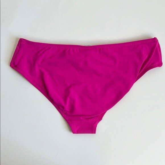 NWOT Robin Piccone Olivia Knot Front High Leg Bikini Bottoms - L - Picture 5 of 5
